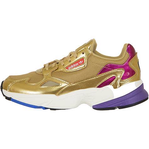 adidas falcon damen weiß gold|adidas Originals Falcon Women's Shoes Gold Metallic/Gold .